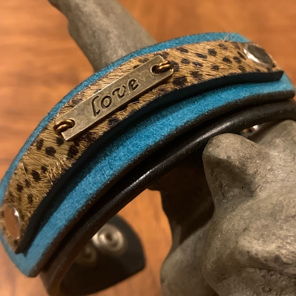 Leather Love Bracelet